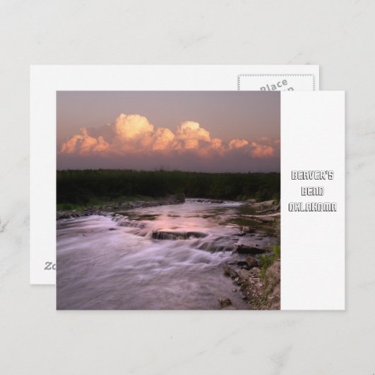 Carte Postale Belle scène en Oklahoma (Devant / Derrière)