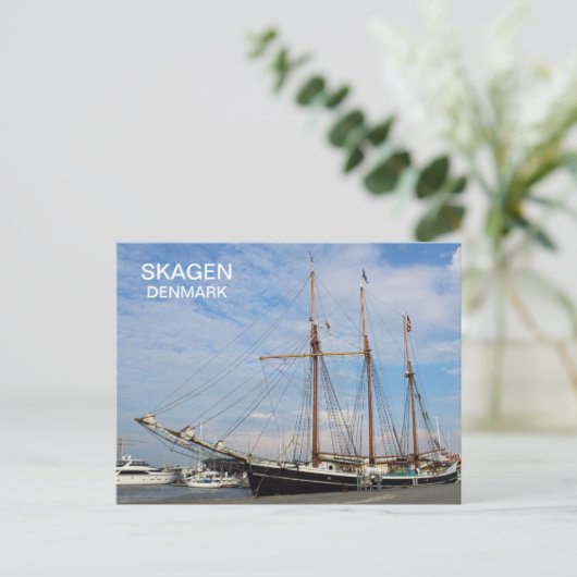 Carte Postale Belle Skagen Danemark Vieux Navire Postard! (Debout devant)