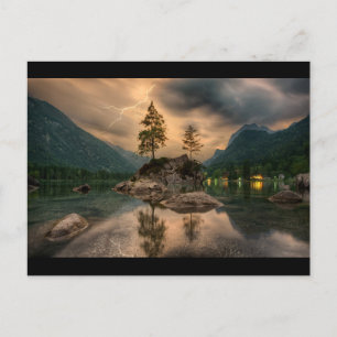 Carte Postale Belle soirée Lac de montagne Photographie