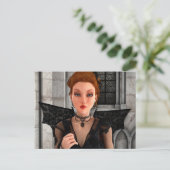 Carte Postale Belle sorcière (Debout devant)