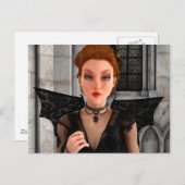 Carte Postale Belle sorcière (Devant / Derrière)