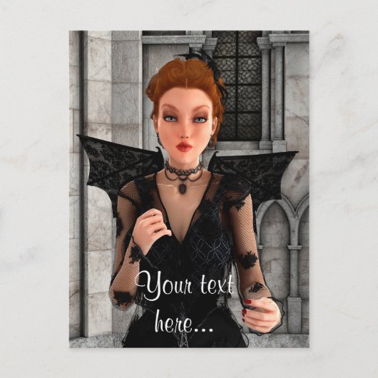 Carte Postale Belle sorcière (Devant)