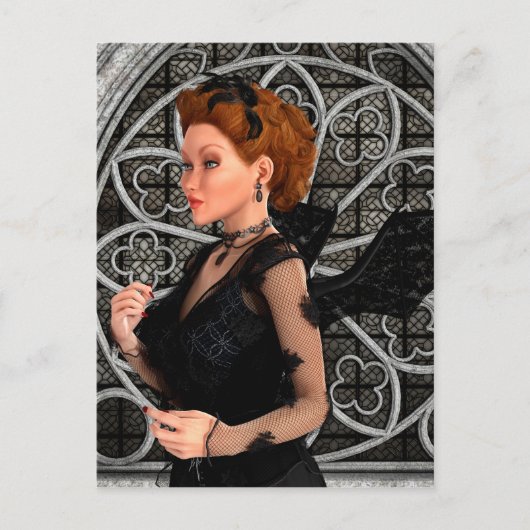 Carte Postale Belle sorcière (Devant)