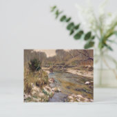 Carte Postale Belle St Louis Comté Kiefer Creek en hiver (Debout devant)