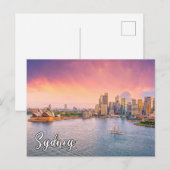 Carte Postale Belle Sydney, Australie (Devant / Derrière)