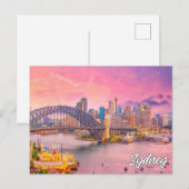 Carte Postale Belle Sydney, Australie (Devant / Derrière)