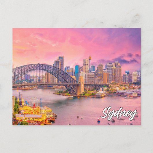 Carte Postale Belle Sydney, Australie (Devant)