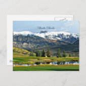 Carte Postale Belle Telluride, Paysage du Colorado (Devant / Derrière)