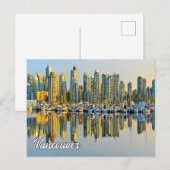 Carte Postale Belle Vancouver, Colombie-Britannique, Canada (Devant / Derrière)