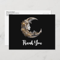 Belle Visage dans la Lune Merci