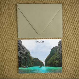 Carte Postale Belle vue aérienne de Phuket Thaïlande