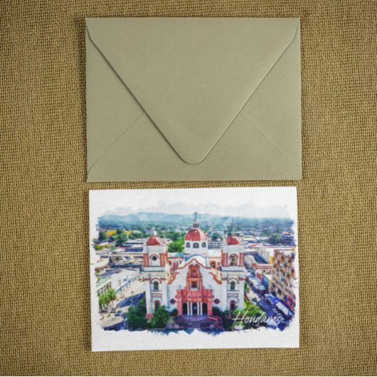 Carte Postale Belle vue panoramique du Honduras