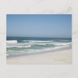 Carte Postale Belle vue sur la plage contre ciel clair 2