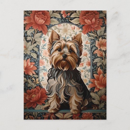 Carte Postale Belle Yorkie | Yorkshire Terrier Portrait (Devant)