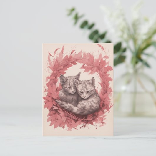 Carte Postale Belles chatons (Debout devant)