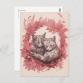 Carte Postale Belles chatons (Devant / Derrière)