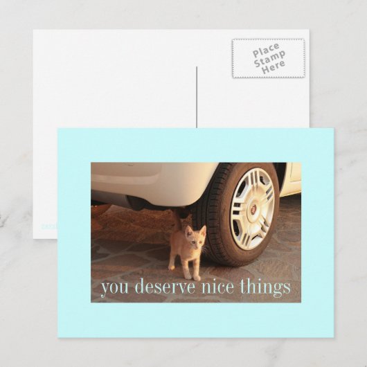 Carte Postale belles choses (Devant / Derrière)