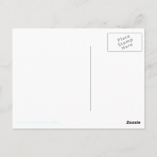 Carte Postale belles choses (Dos)