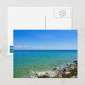 Carte Postale Belles Couleurs Du Lac Huron (Devant / Derrière)