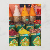 Carte Postale Belles Épices Colorées De Marrakech (Devant)