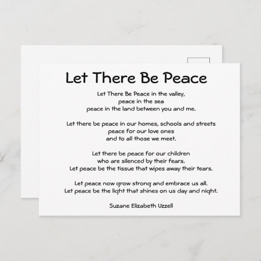 Carte Postale Belles expressions (Devant / Derrière)