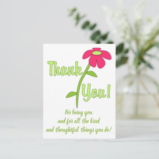 Carte Postale BELLES EXPRESSIONS -Merci (Debout devant)