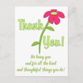 Carte Postale BELLES EXPRESSIONS -Merci (Devant)