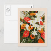 Carte Postale Belles fleurs (Devant / Derrière)