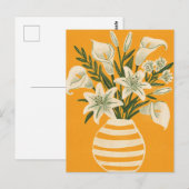 Carte Postale Belles Fleurs (Devant / Derrière)
