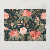 Carte Postale Belles fleurs de rose florales (Devant)