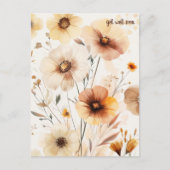 Carte Postale Belles fleurs Fleurs sauvages SE METTENT BIENTÔT B (Devant)