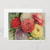 Carte Postale Belles fleurs Vintages (1894) (Devant / Derrière)