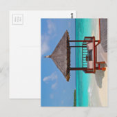 Carte Postale Belles îles Maldives (Devant / Derrière)