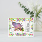 Carte Postale Belles images de bébé papillon  (Debout devant)