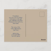 Carte Postale Belles maisons portugaises avec tuiles ou azulejos (Dos)