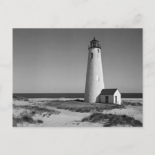Carte Postale Belles photos de phare Vintage rustique (Devant)