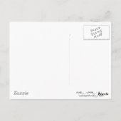 Carte Postale Belles pivoines dans une canette d'arrosage (Dos)