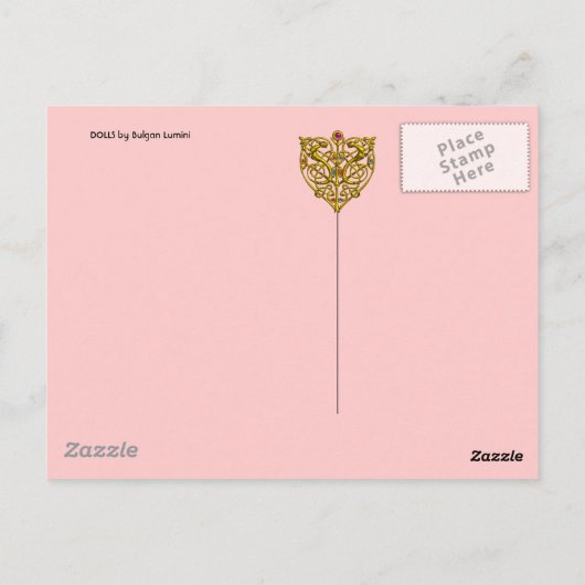 CARTE POSTALE BELLES POUDRES ANCIENNES (Dos)