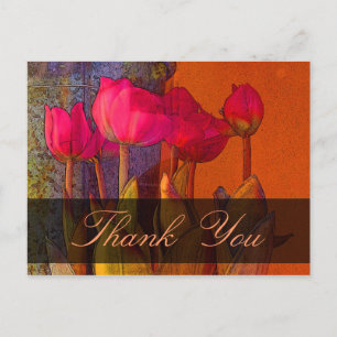 Carte Postale Belles tulipes de Merci