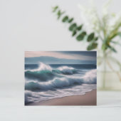 Carte Postale Belles vagues (Debout devant)