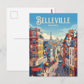 Carte Postale Belleville France (Devant / Derrière)