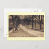 Carte Postale Bellevue Ave., Montclair, New Jersey Vintage (Devant / Derrière)