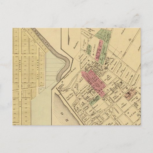 Carte Postale Bellevue Borough (Devant)