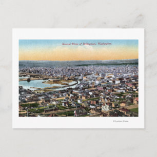 Carte Postale Bellingham, Washington - Aerial of City