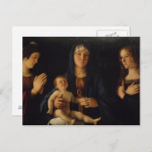 Carte Postale Bellini Madonna à Venise (Devant / Derrière)