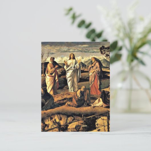 Carte Postale Bellini : Transfiguration du Christ (Debout devant)