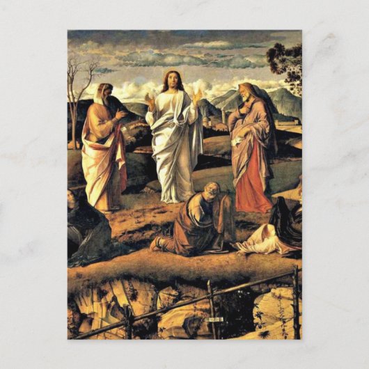 Carte Postale Bellini : Transfiguration du Christ (Devant)