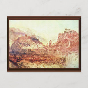 Carte Postale Bellinzona Du Sud Par Turner Joseph Mallord