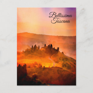 Carte Postale *~* Bellissima Toscane Toscane Langue Italienne P