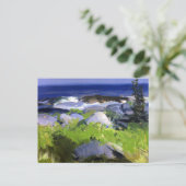 Carte Postale Bellows - Vine Clad Shore, île de Monhegan, (Debout devant)